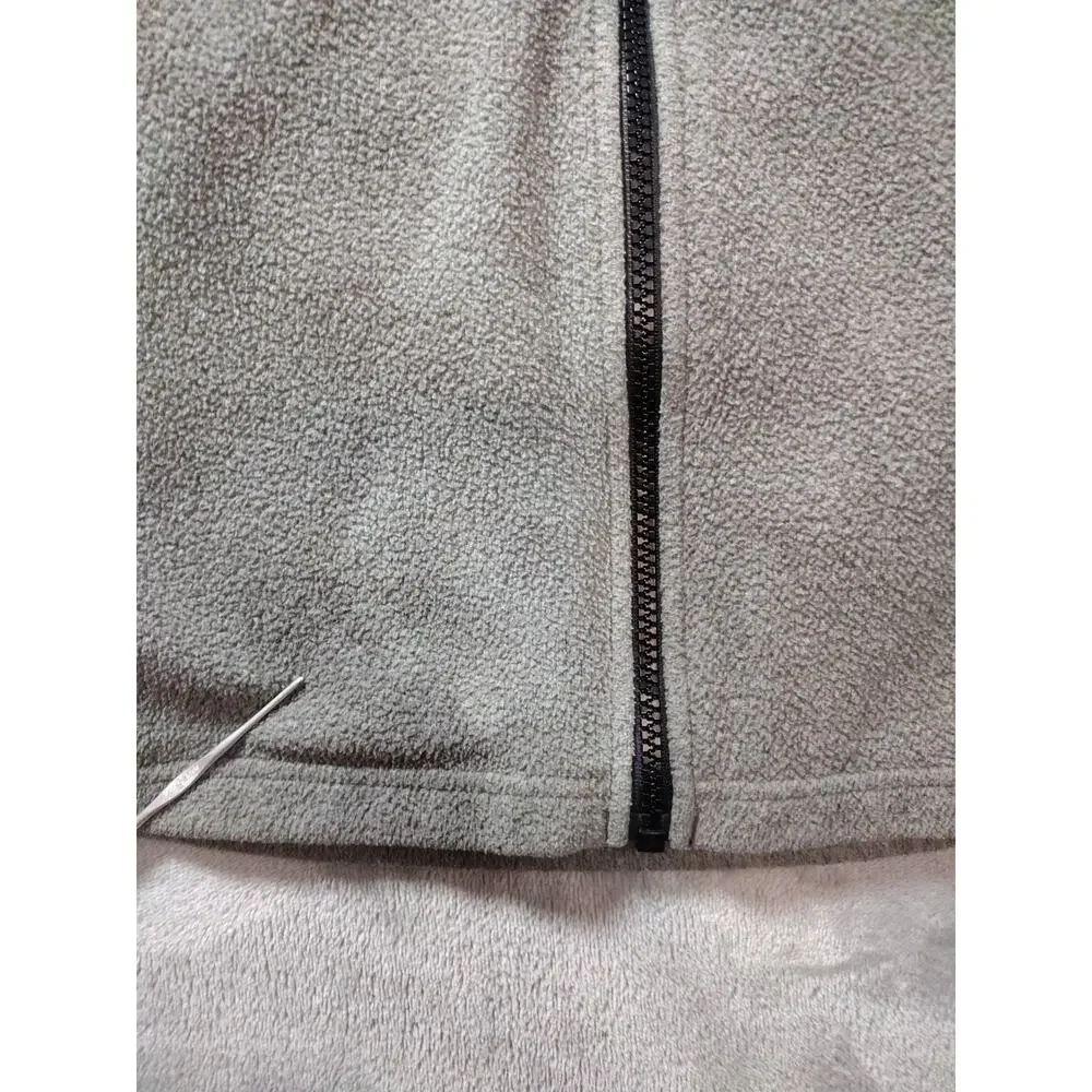 The North Face Jacket Boys XL 16-18 Fleece Hooded Black Gray Gorpcore Outdoors